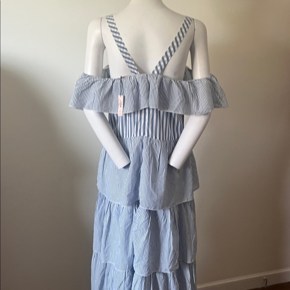 Victoria's Secret Dream Angels Wild at Heart Boho Tiered Ruffle MAXI DRESS L NWT - Picture 12 of 16